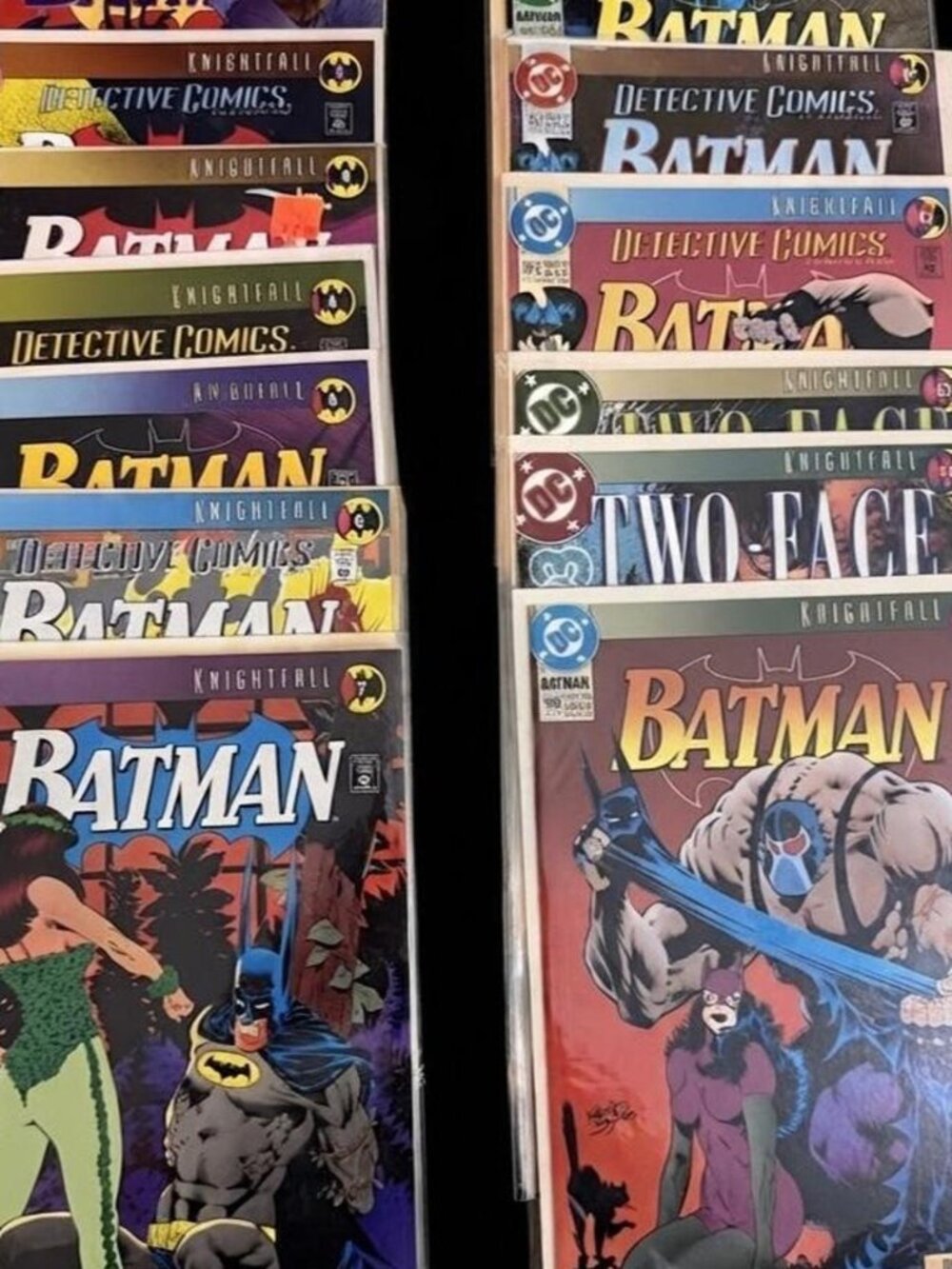 Batman Knightfall Complete Saga Lot 13 Comics DC 1993 Batman Detective Two-Face